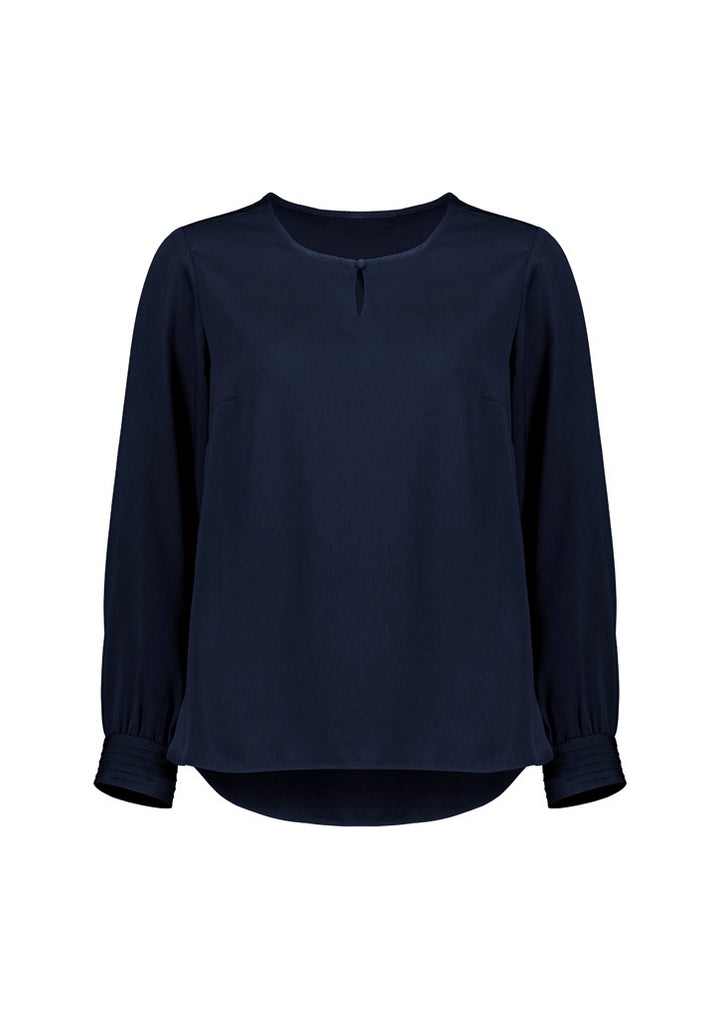 Womens Evelyn L/S Key Hole Blouse -  RU569LL
