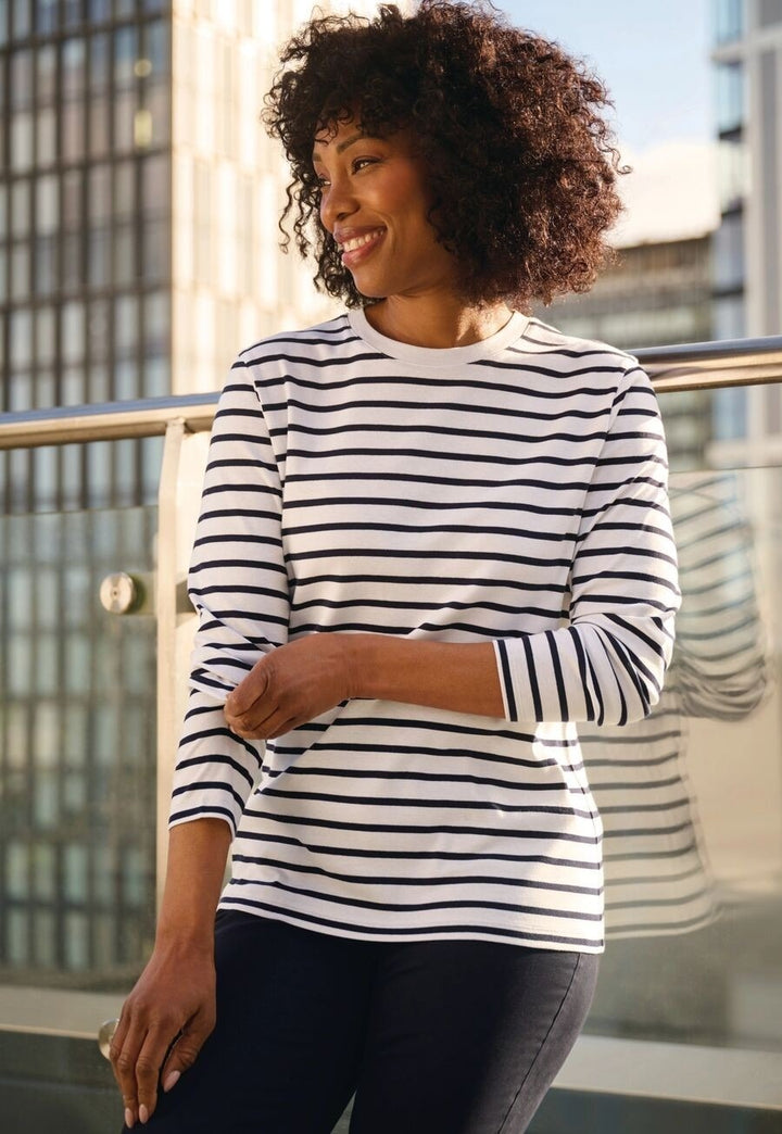 Lucy Long Sleeve Breton Top  - 2430