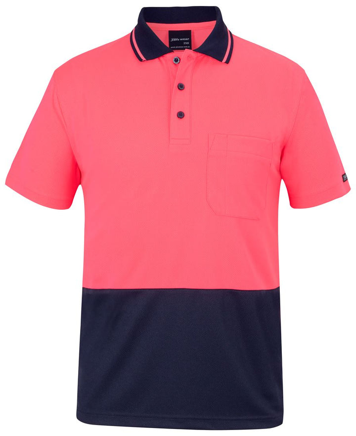 Hi Vis Non Cuff Traditional Polo 6HVNC (5 colours)
