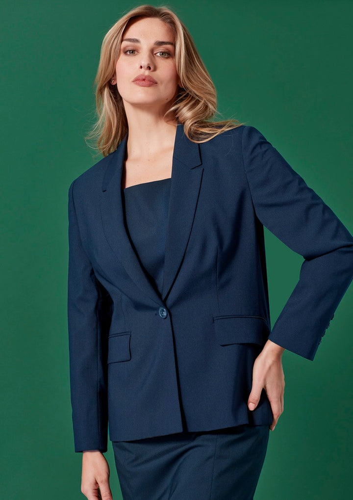 Womens Renew Double Breasted Longline Jacket -  RJ400L