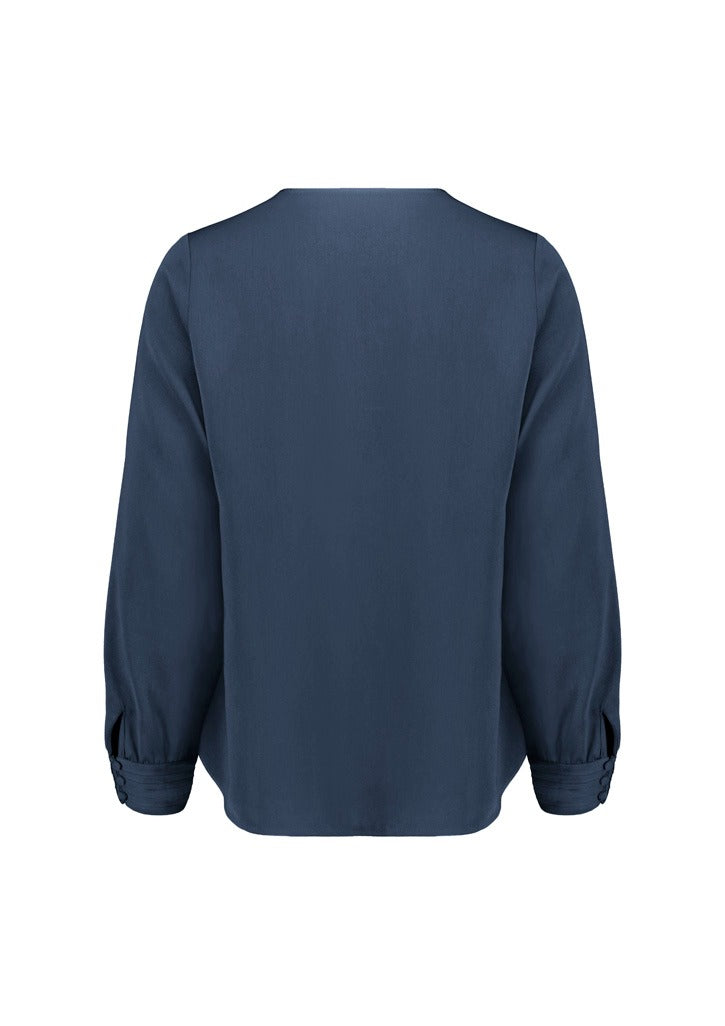 Womens Evelyn L/S Key Hole Blouse -  RU569LL