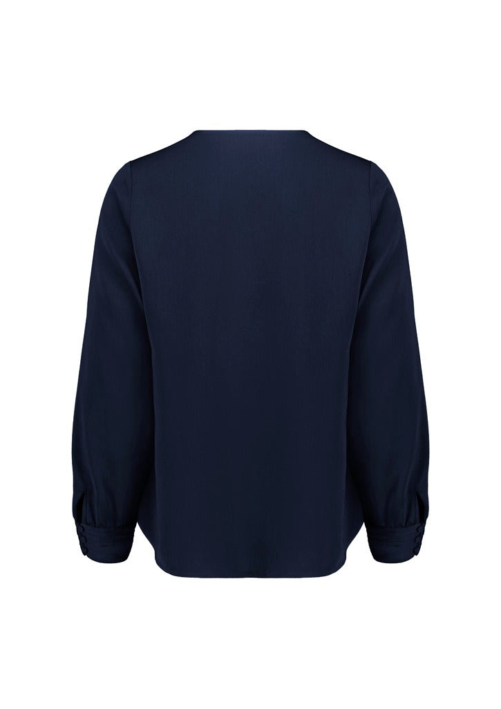 Womens Evelyn L/S Key Hole Blouse -  RU569LL