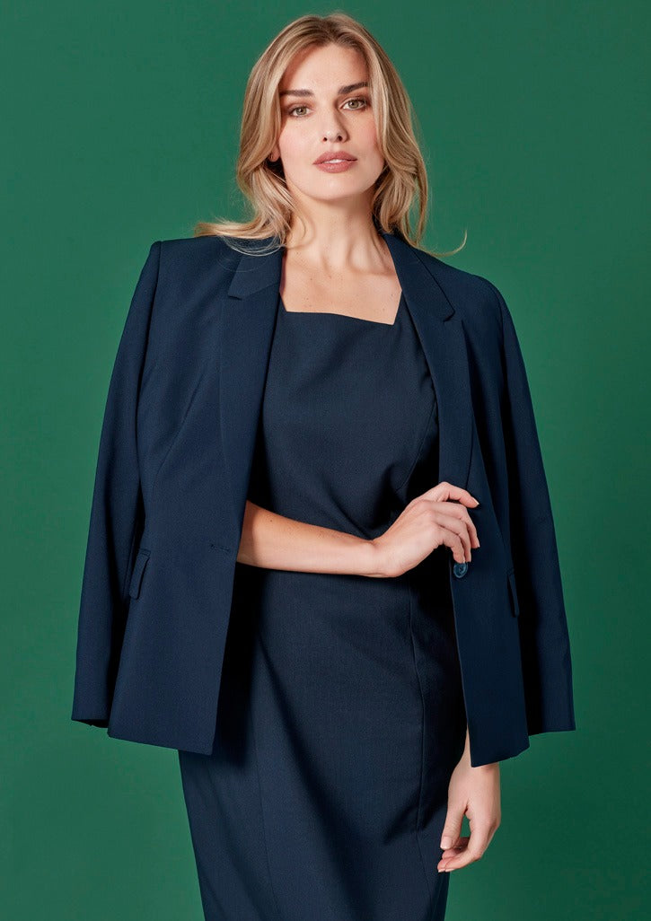 Womens Renew Double Breasted Longline Jacket -  RJ400L