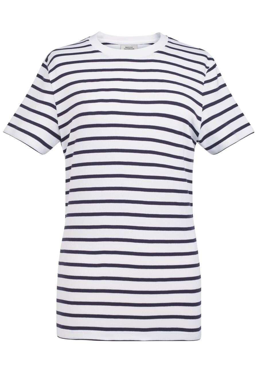 Katy Short Sleeve Breton Top  - 2429