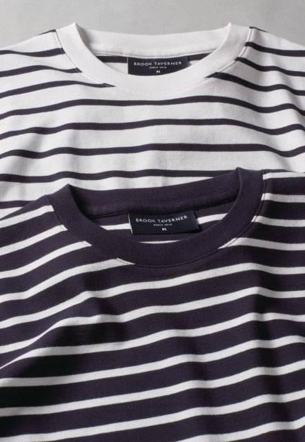 Katy Short Sleeve Breton Top  - 2429