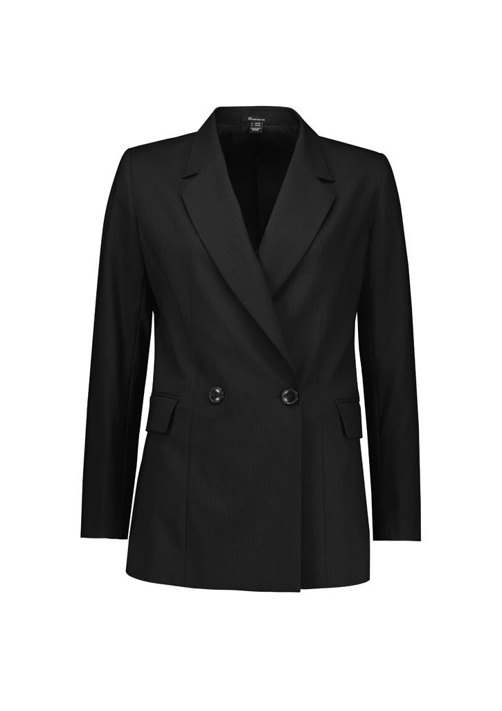 Womens Renew Double Breasted Longline Jacket -  RJ400L