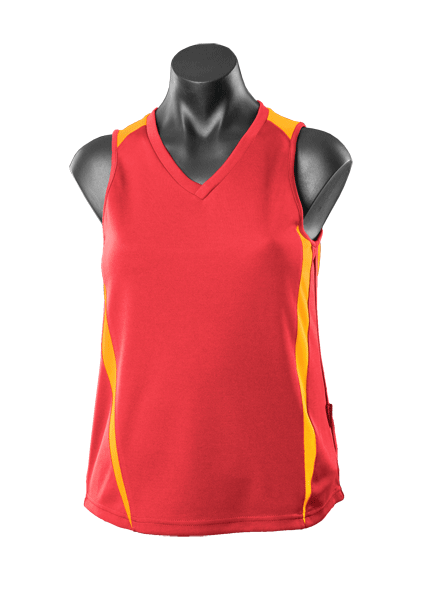 Womens Eureka Singlet - 2104 (11 Colours)