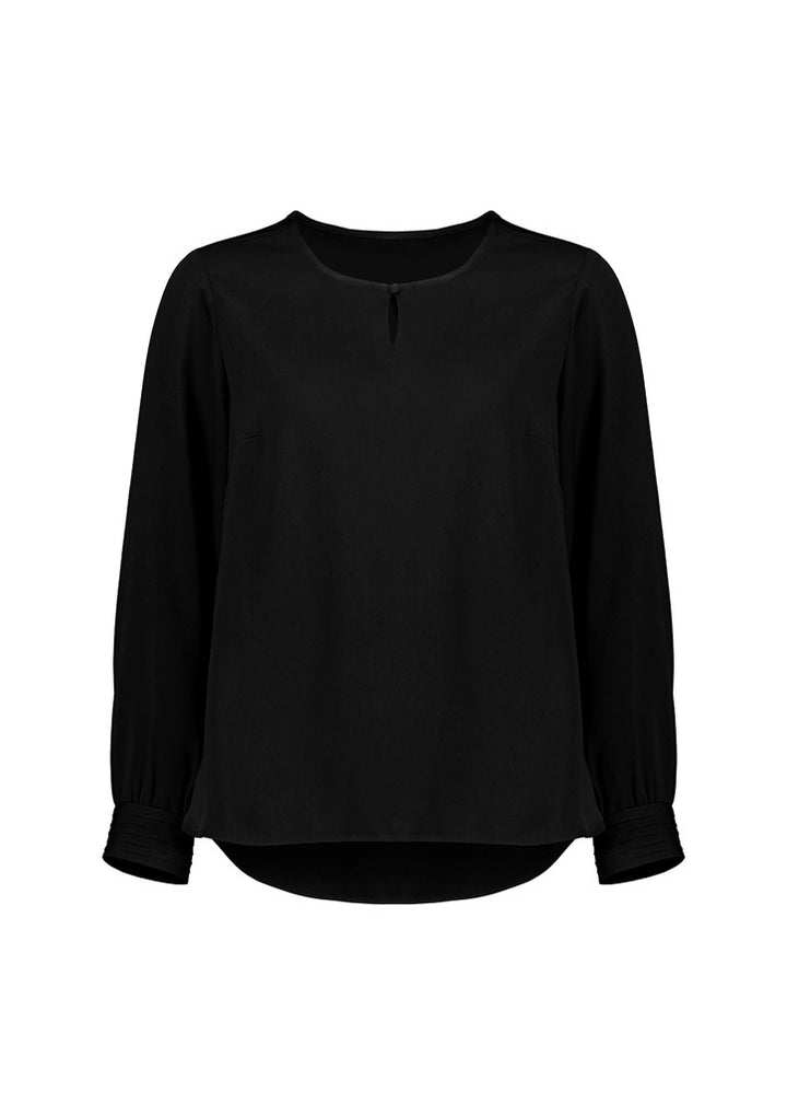 Womens Evelyn L/S Key Hole Blouse -  RU569LL
