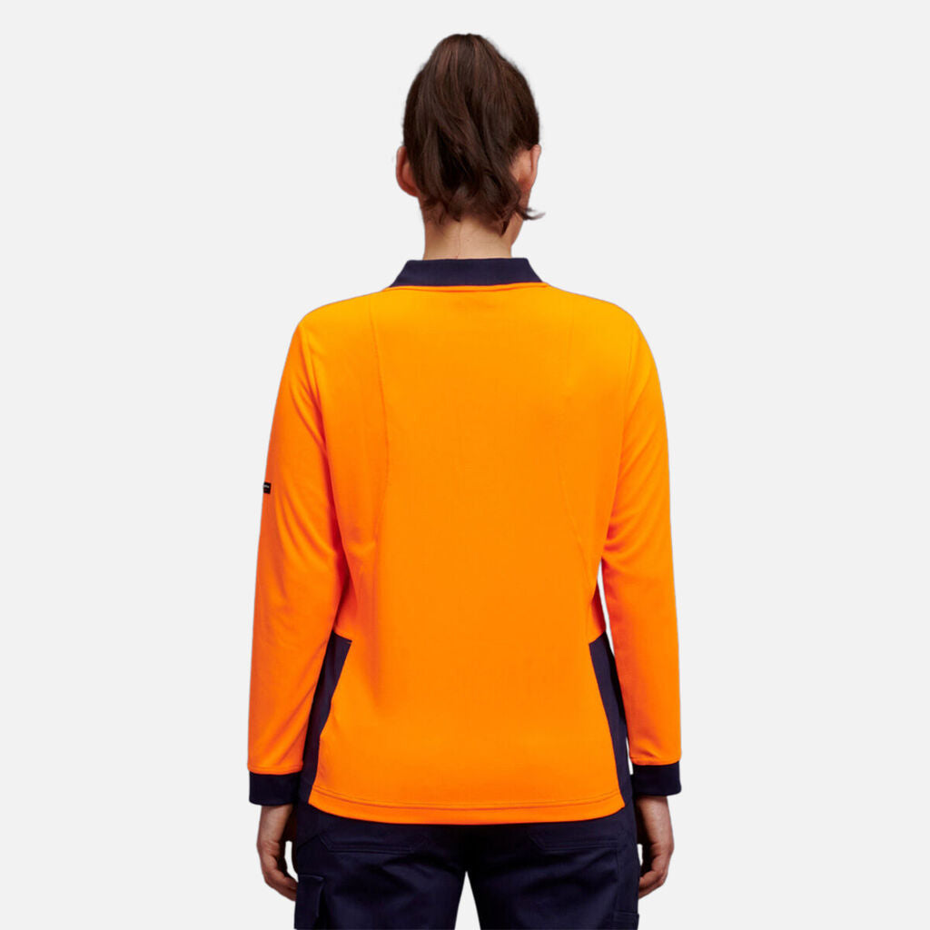 Women’s Workcool Hyperfreeze Hi-Vis Long Sleeve Polo Shirt - K44730
