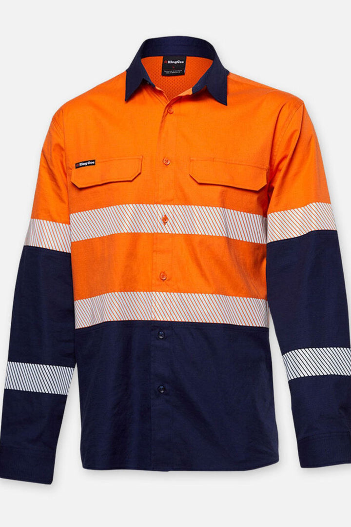 Workcool Pro Hi-Vis Two Tone Stretch Reflective Work Shirt - K54028