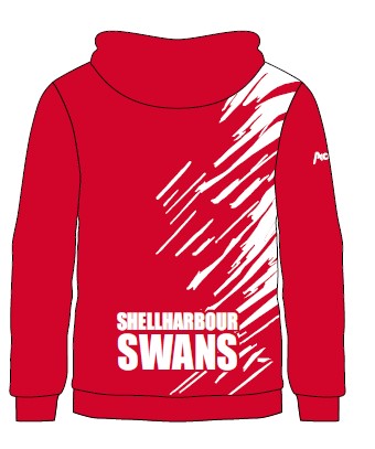 Shellharbour Swans Junior AFL Hoodie MH01, LH01