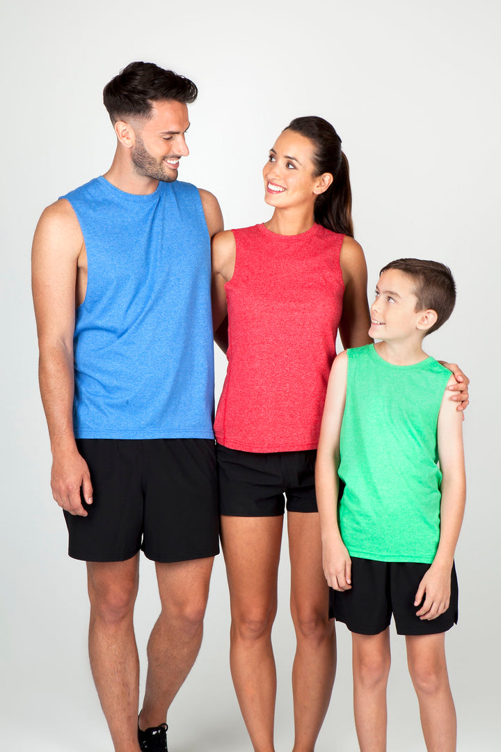 Kids Greatness Heather Sleeveless Tee - T313KS
