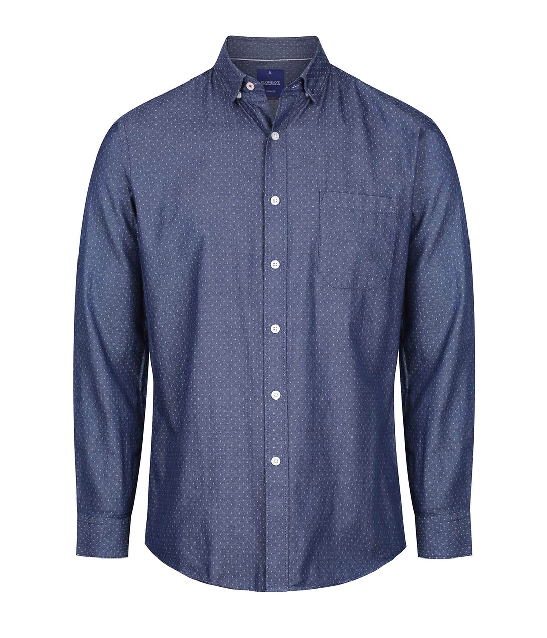 Wellington Denim Dobby Long Sleeve Shirt Male -1714HL