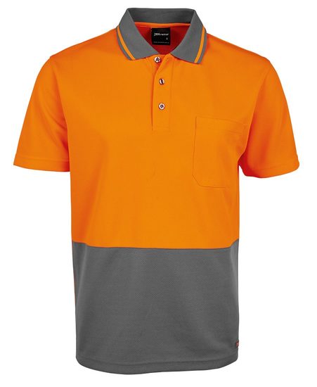 Hi Vis Non Cuff Traditional Polo 6HVNC (3 colours)