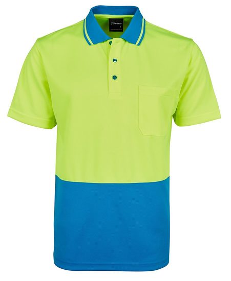 Hi Vis Non Cuff Traditional Polo 6HVNC (3 colours)