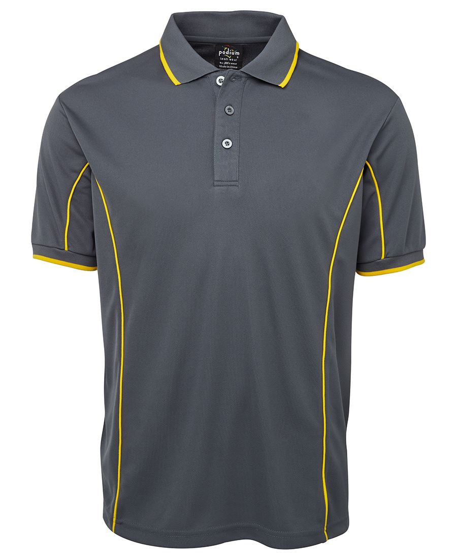 Podium Short Sleeve Piping Polo (8 Colours) - 7PIP