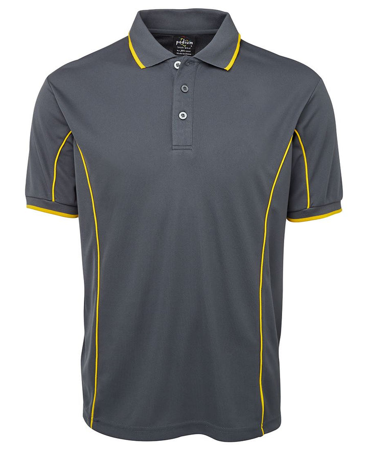 Podium Short Sleeve Piping Polo (8 Colours) - 7PIP