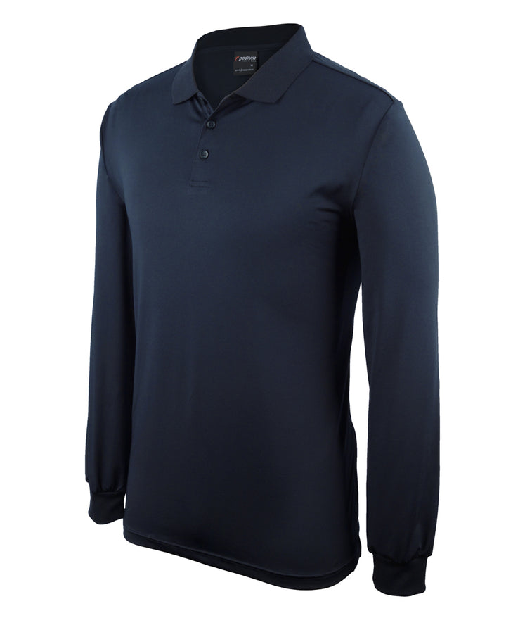 Podium L/S Stretch Polo - 7STL