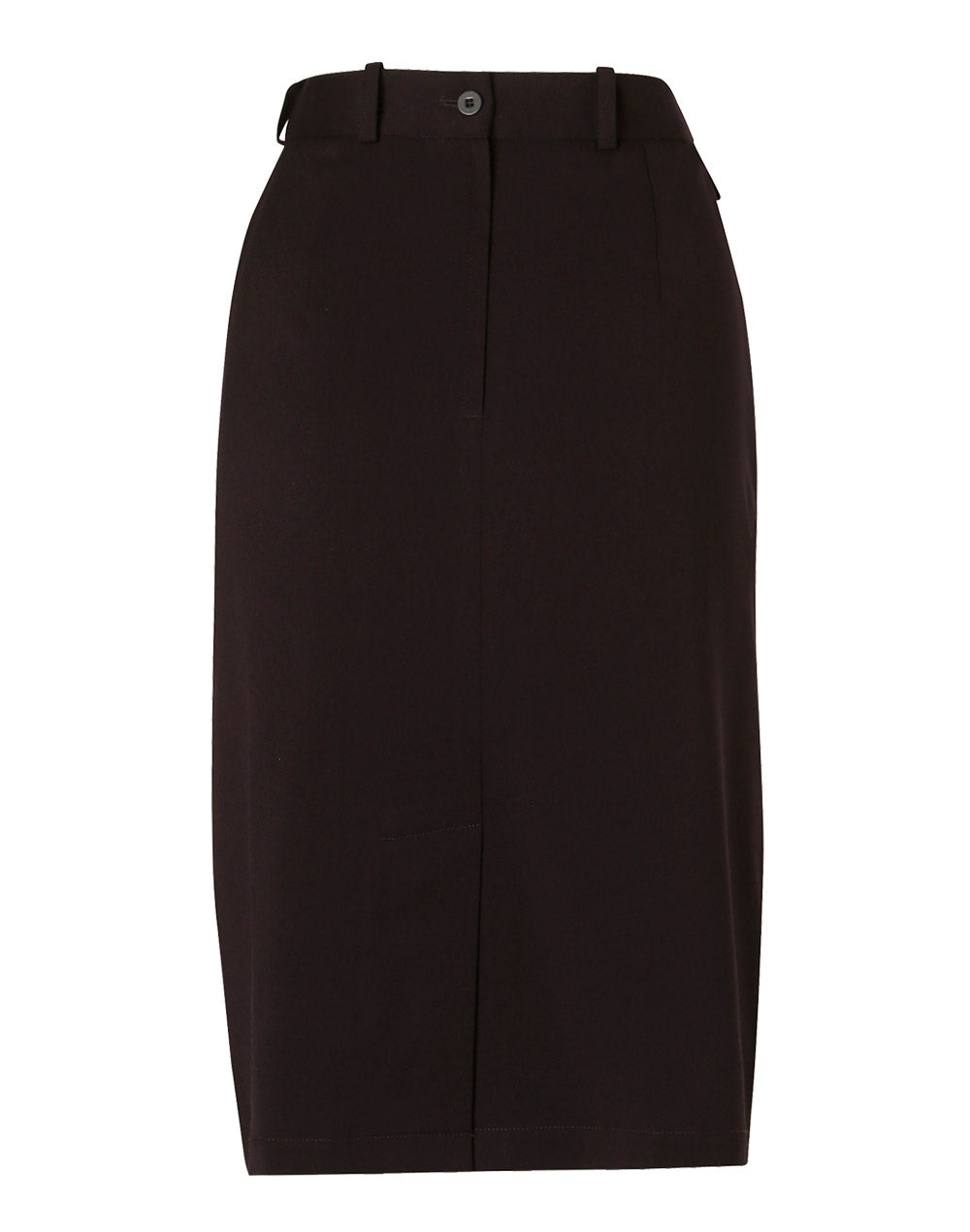 Ladies Poly/Viscose Stretch A-line Utility Lined Skirt- M9478