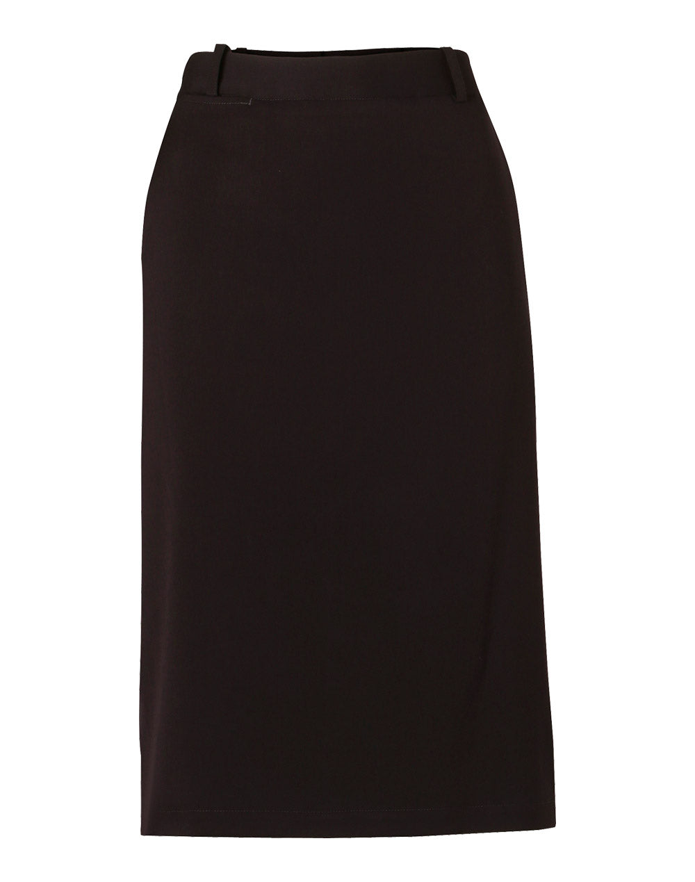 Ladies Poly/Viscose Stretch A-line Utility Lined Skirt- M9478