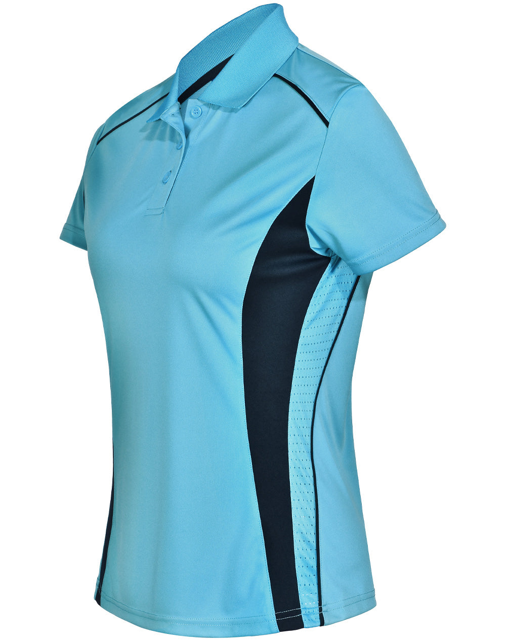 Ladies Cooldry Contrast Polo - PS80 (7 Colours)