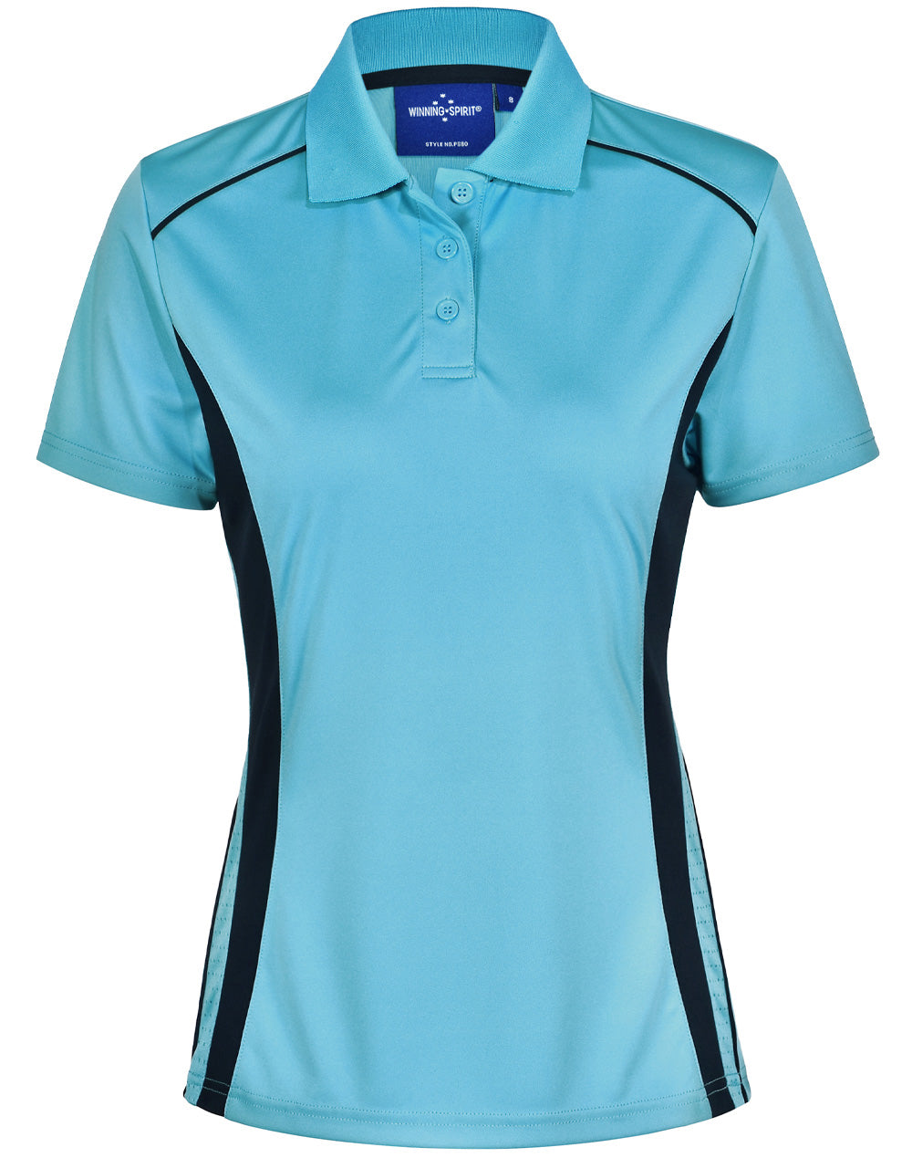 Ladies Cooldry Contrast Polo - PS80 (7 Colours)