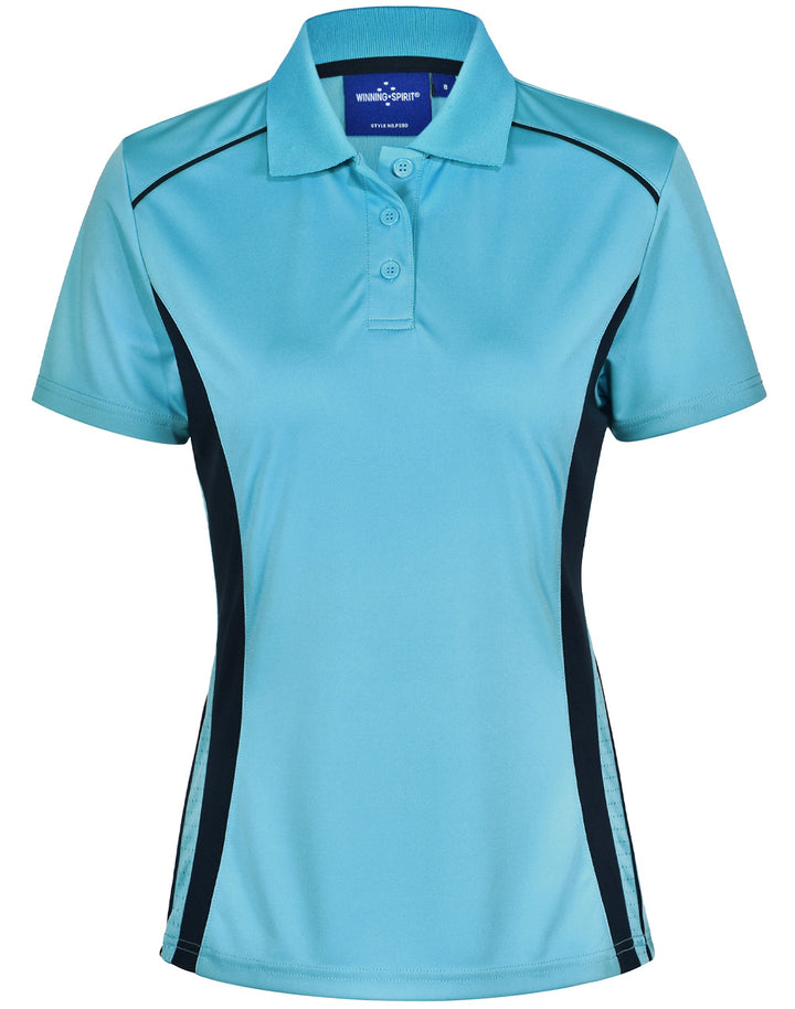 Ladies Cooldry Contrast Polo - PS80 (7 Colours)