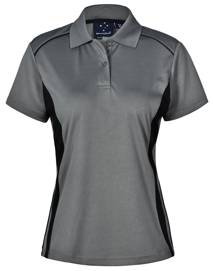 Ladies Cooldry Contrast Polo - PS80 (7 Colours)