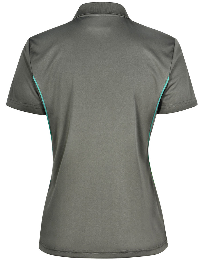 Ladies Cooldry Contrast Polo - PS80 (7 Colours)