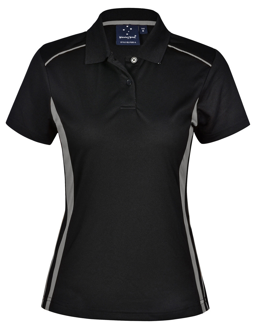 Ladies Cooldry Contrast Polo - PS80 (7 Colours)