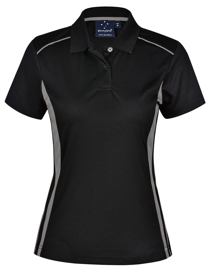 Ladies Cooldry Contrast Polo - PS80 (7 Colours)