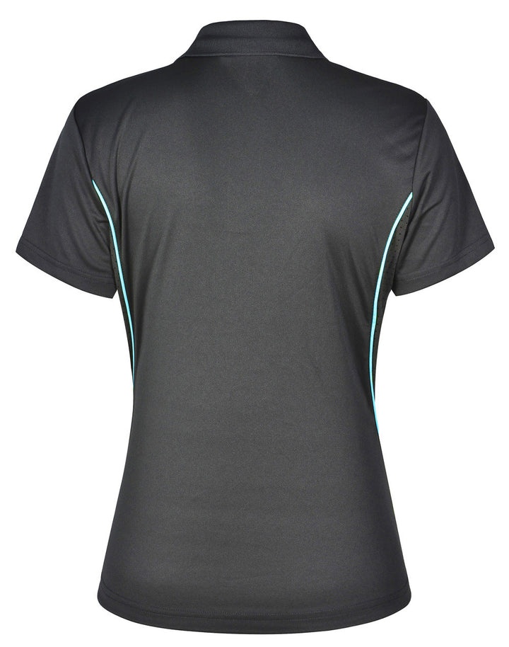 Ladies Cooldry Contrast Polo - PS80 (7 Colours)