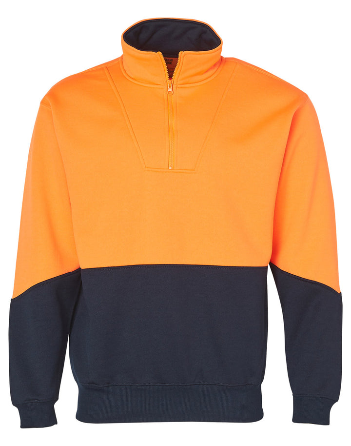 Hi Vis Long Sleeve Windcheater w/ Collar - SW13A
