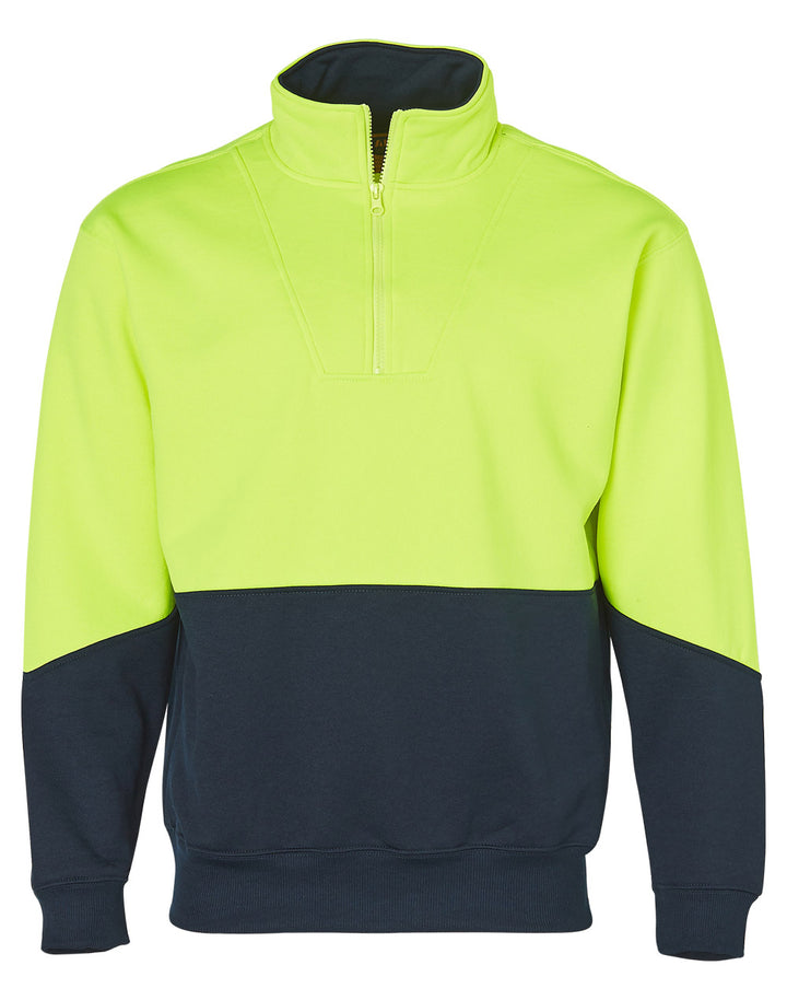 Hi Vis Long Sleeve Windcheater w/ Collar - SW13A