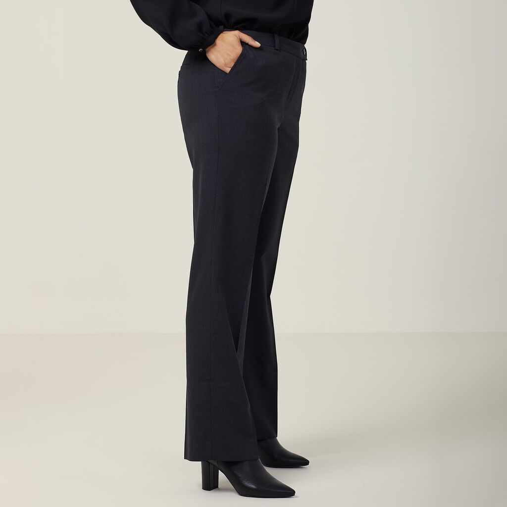 Ladies Stretch Wool Blend Secret Waist Pant - CAT38Z