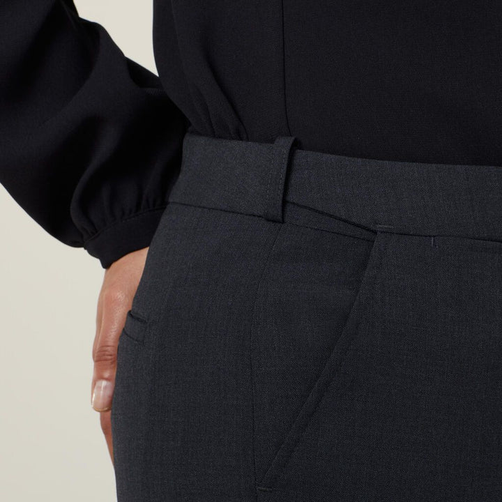 Ladies Stretch Wool Blend Secret Waist Pant - CAT38Z