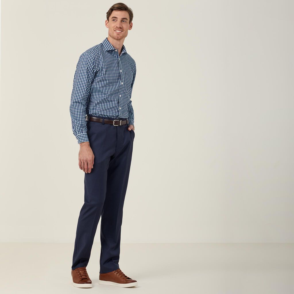 Men's Sharkskin Slim Leg Pant - BLN - CATCEF
